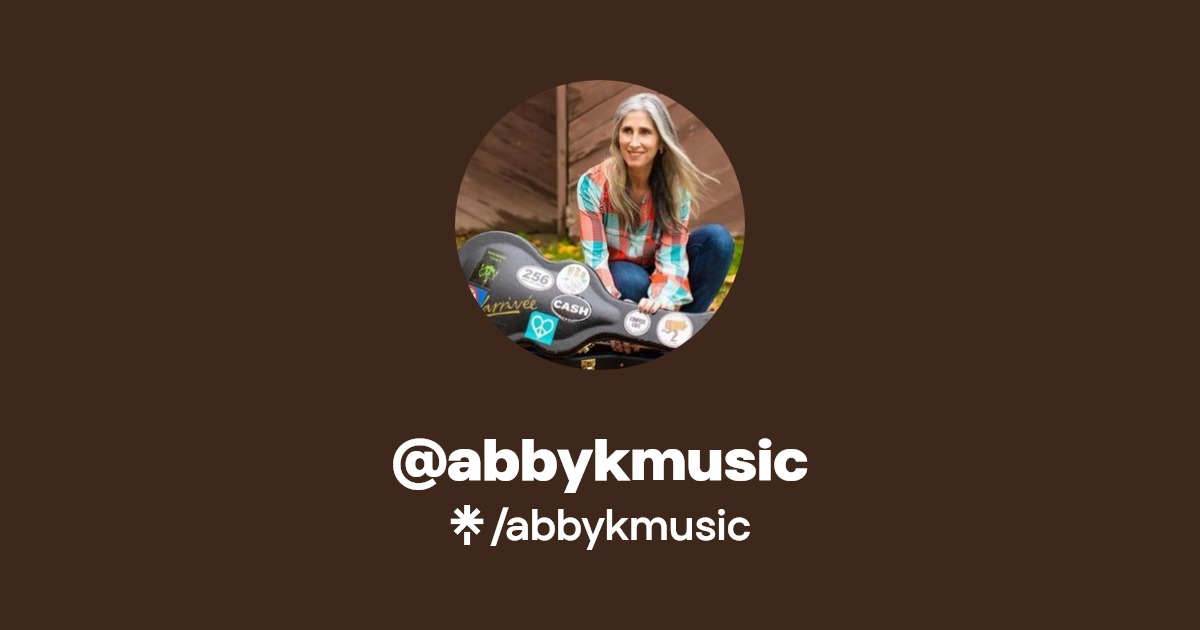 abbykmusic Instagram, Facebook Linktree