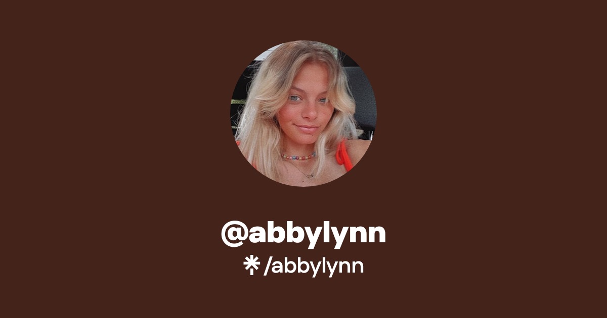 abbylynn | Instagram, TikTok | Linktree