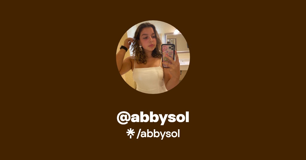 abbysol - Listen on Spotify - Linktree