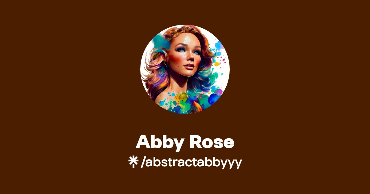 Abby Rose - Find Abby Rose Onlyfans - Linktree