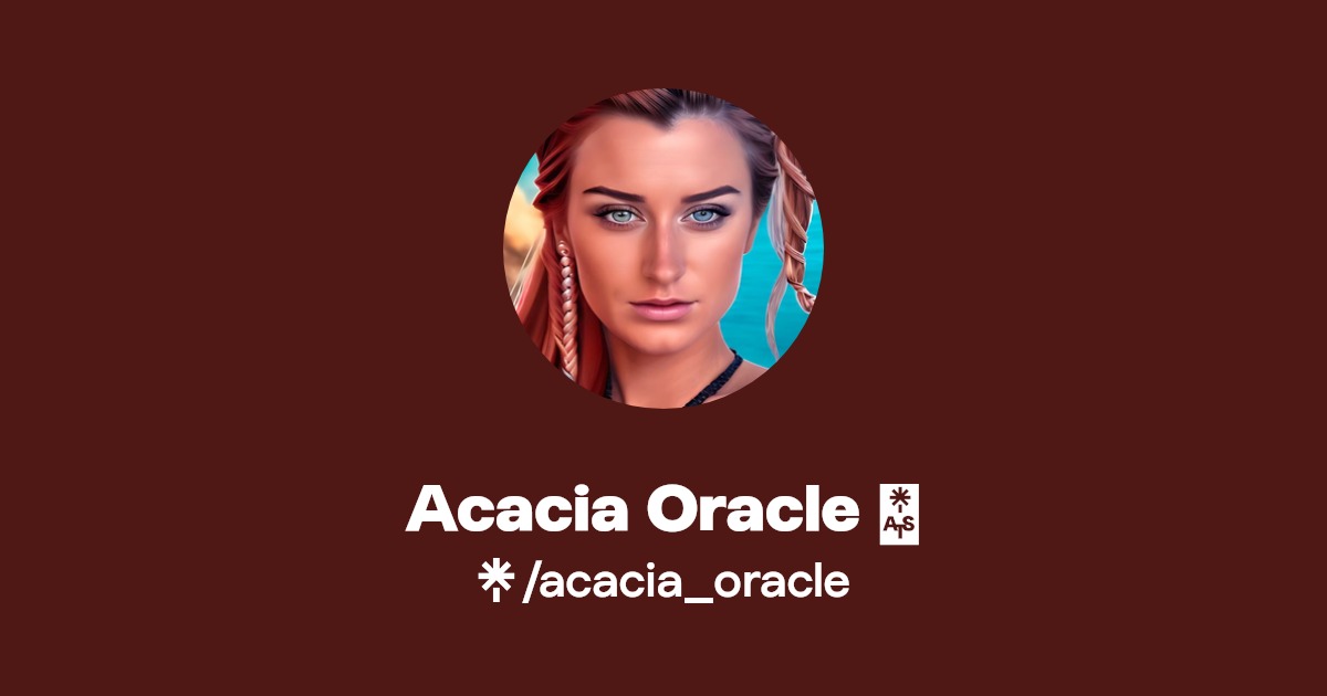 Acacia Oracle - Find Acacia Oracle Onlyfans - Linktree