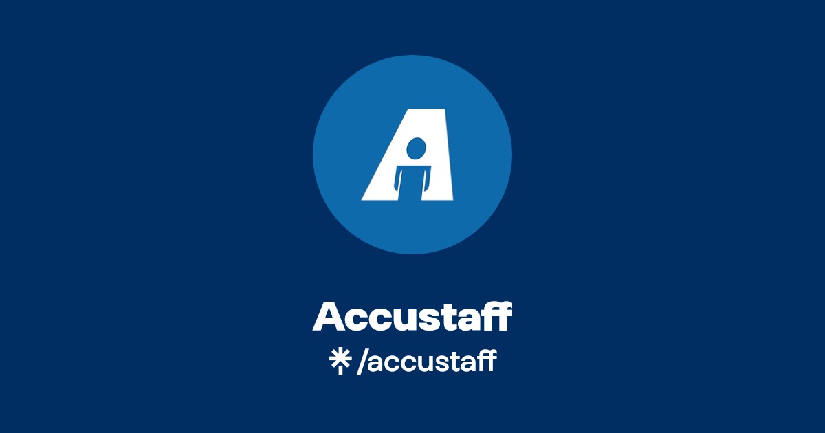Accustaff Instagram, Facebook Linktree