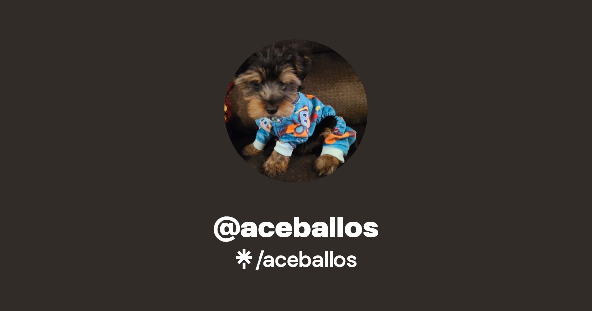 aceballos | Instagram, Facebook, TikTok | Linktree