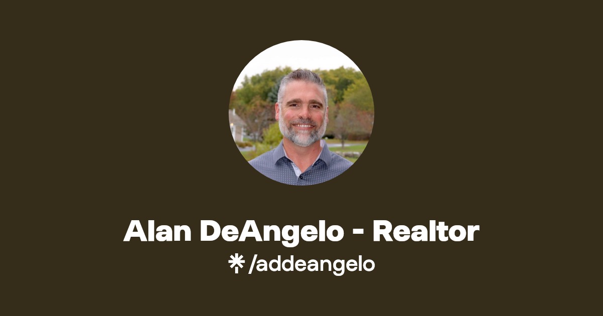 Alan DeAngelo Realtor Instagram, Facebook Linktree