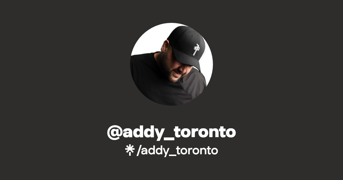 addy_toronto Instagram, Facebook Linktree