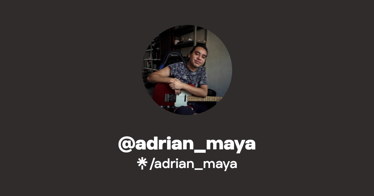 adrian_maya - Listen on YouTube, Spotify - Linktree