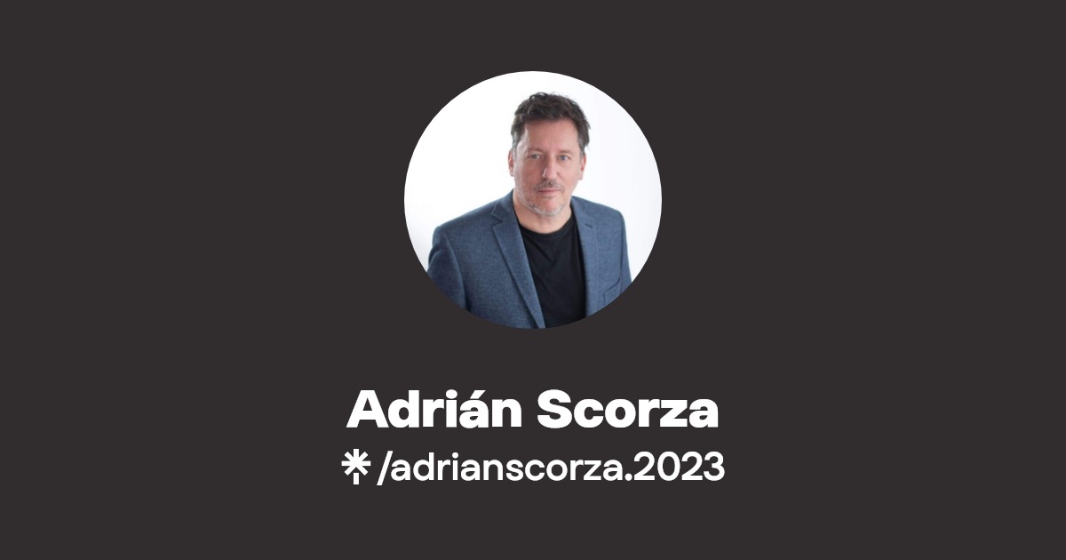 Adrián Scorza Instagram, Facebook Linktree