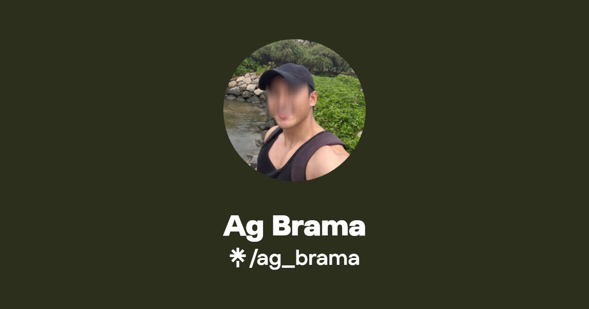 Agung Brama | Instagram, TikTok | Linktree