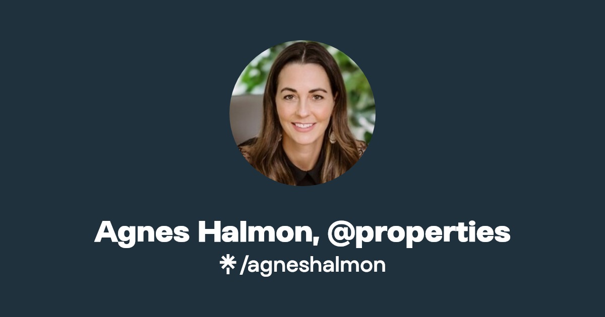 Agnes Halmon, properties Linktree