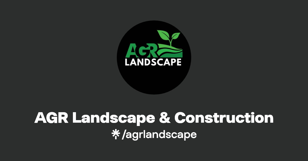 AGR Landscape & Construction Instagram, Facebook, TikTok Linktree