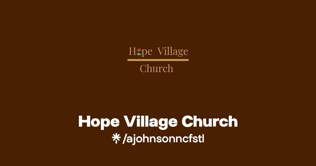 Hope Village Church Linktree