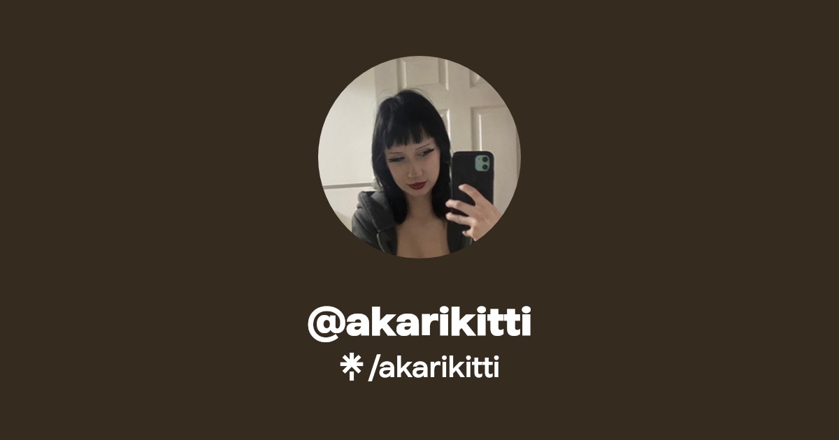 akarikitti - Find @akarikitti Onlyfans - Linktree