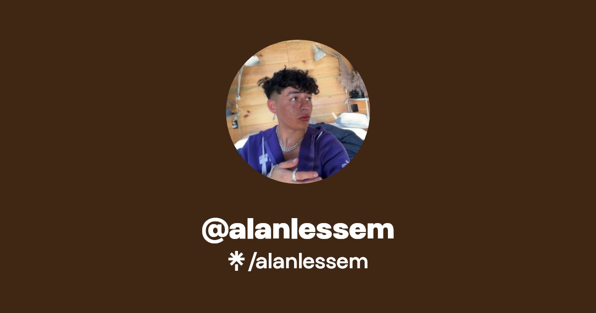 alanlessem | Facebook, TikTok | Linktree