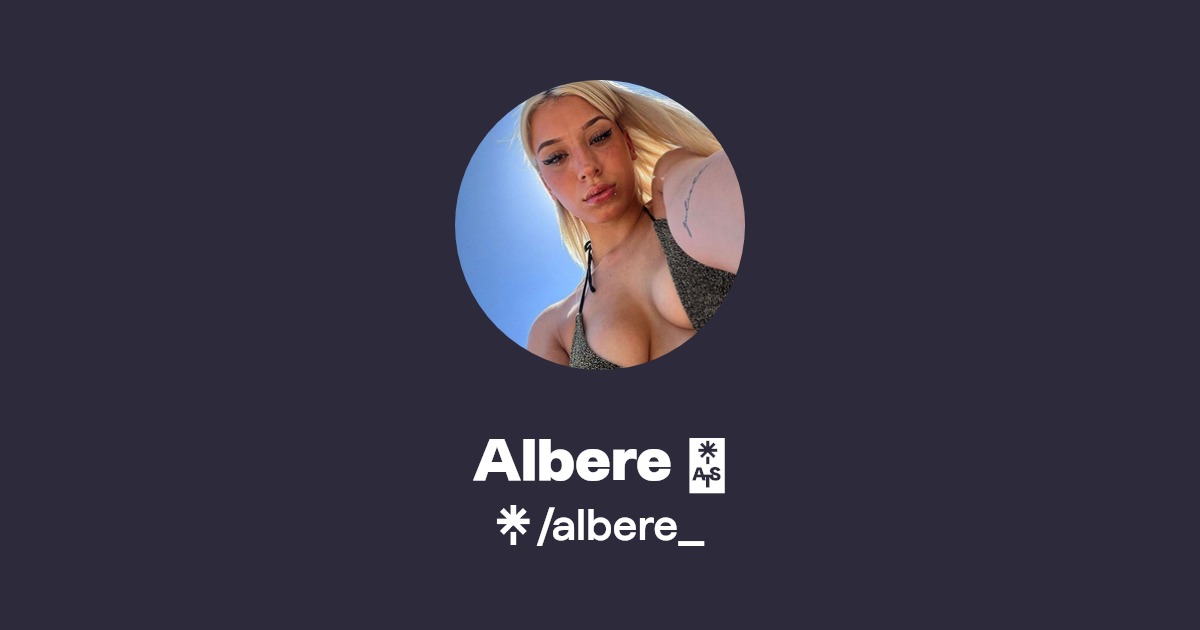 Albere 💋 - Find Albere 💋 Onlyfans - Linktree