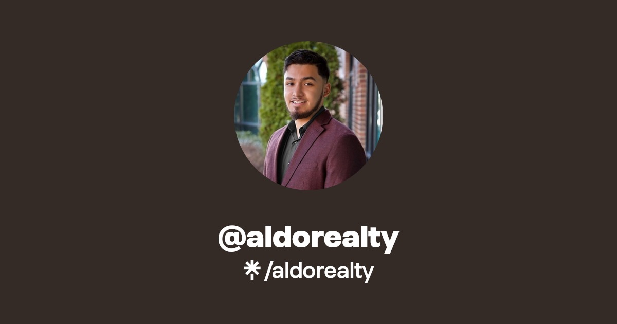 aldorealty Instagram, Facebook Linktree