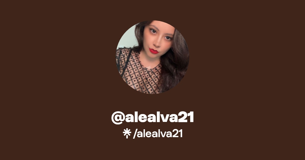 alealva21 - Find @alealva21 Onlyfans - Linktree