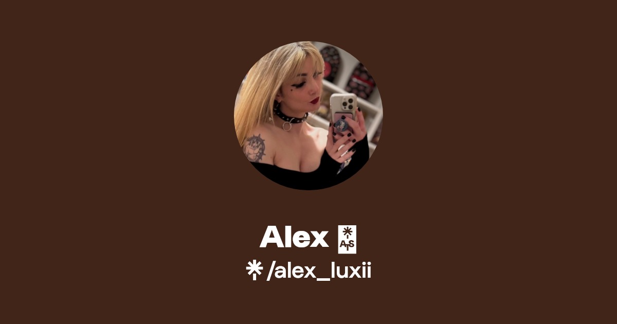 Alex 🖤 - Find Alex 🖤 Onlyfans - Linktree