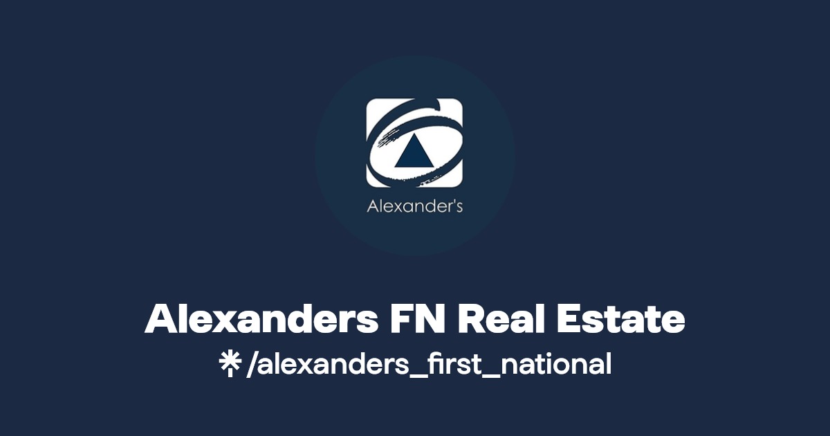 Alexanders FN Real Estate Instagram Linktree