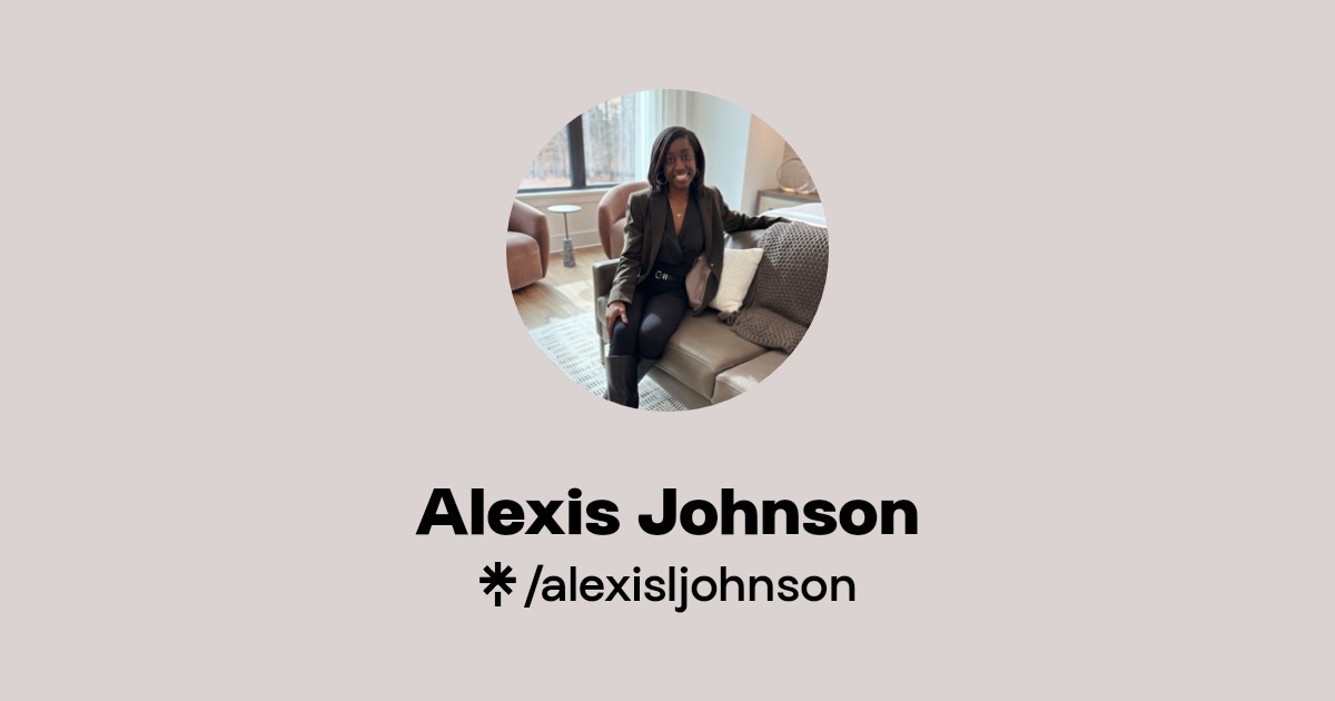 Alexis Johnson Instagram, Facebook, TikTok Linktree