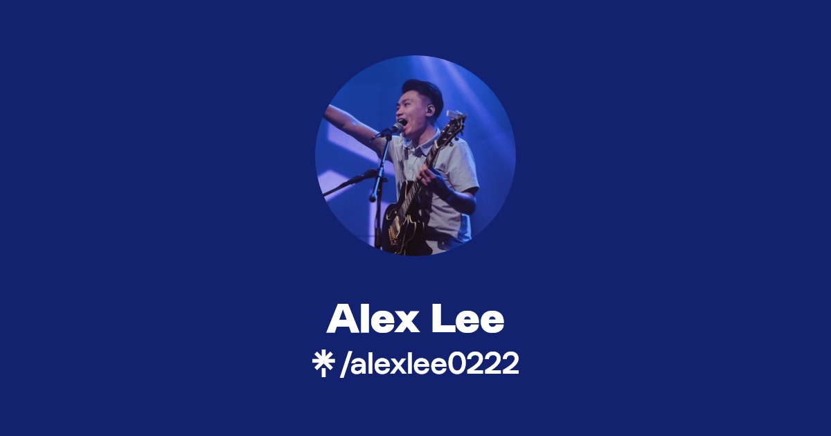 Alex Lee Facebook Linktree