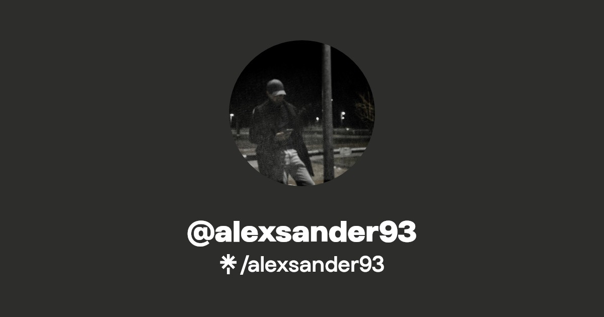 alexsander93 - Find @alexsander93 Onlyfans - Linktree