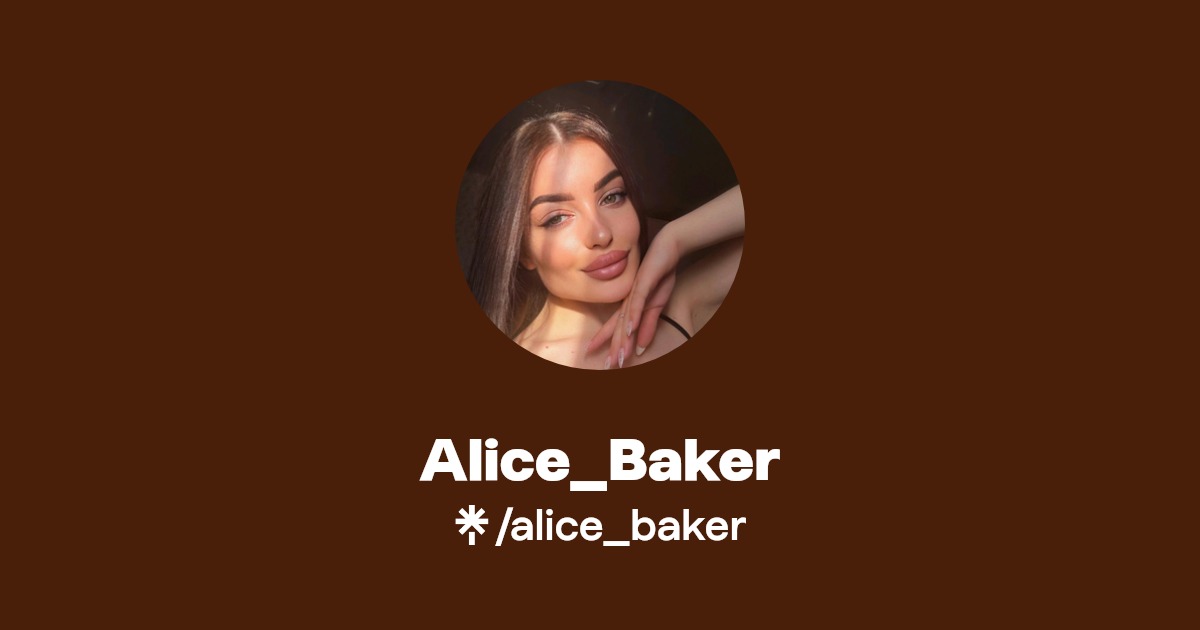 Alice_Baker - Find Alice_Baker Onlyfans - Linktree