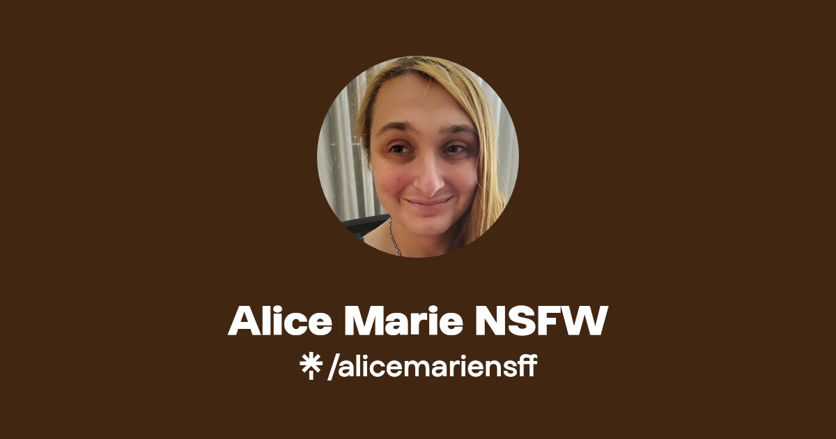 Alice Marie NSFW - Find Alice Marie NSFW Onlyfans - Linktree