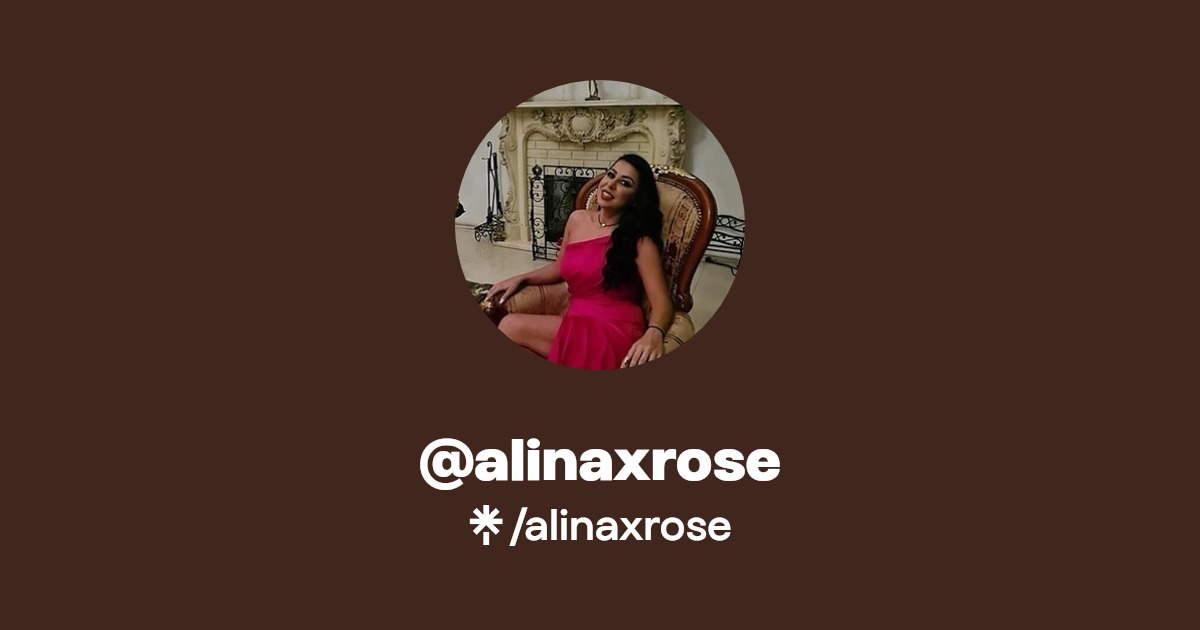 alinaxrose - Find @alinaxrose Onlyfans - Linktree
