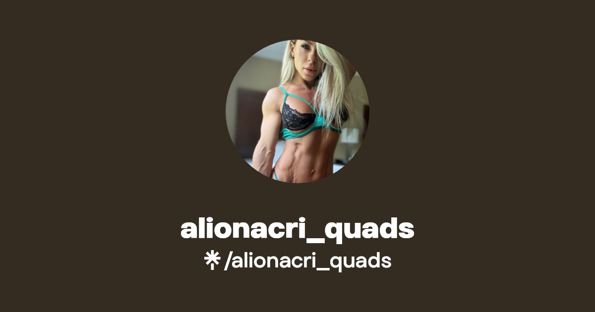 alionacri_quads - Find alionacri_quads Onlyfans - Linktree