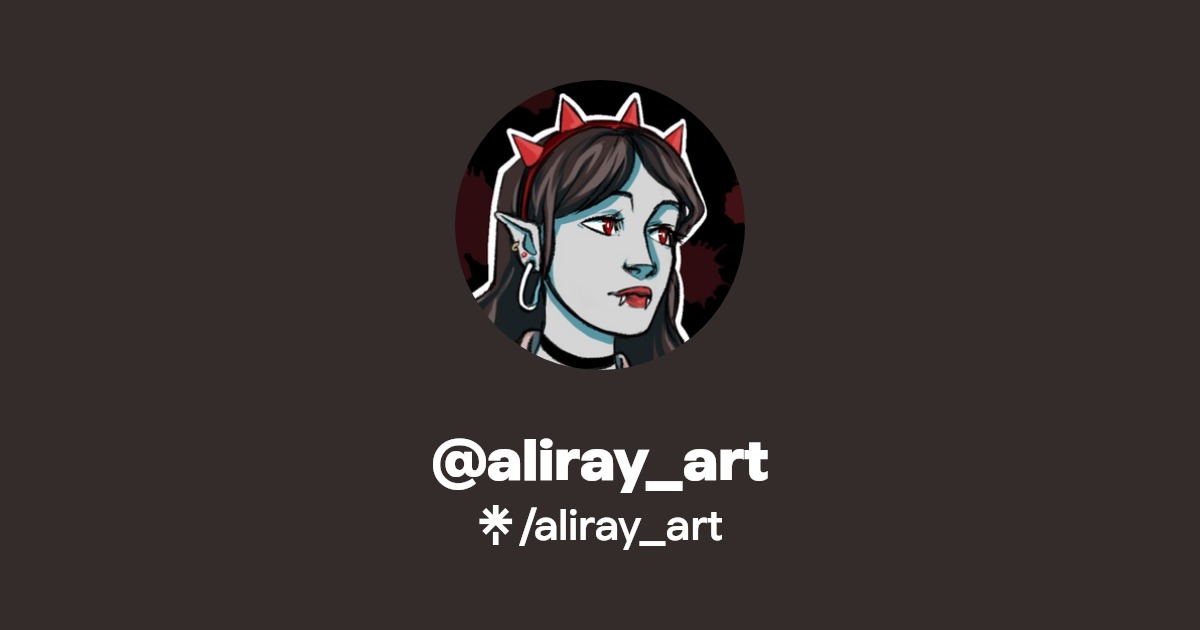 aliray_art | Twitter, Instagram | Linktree
