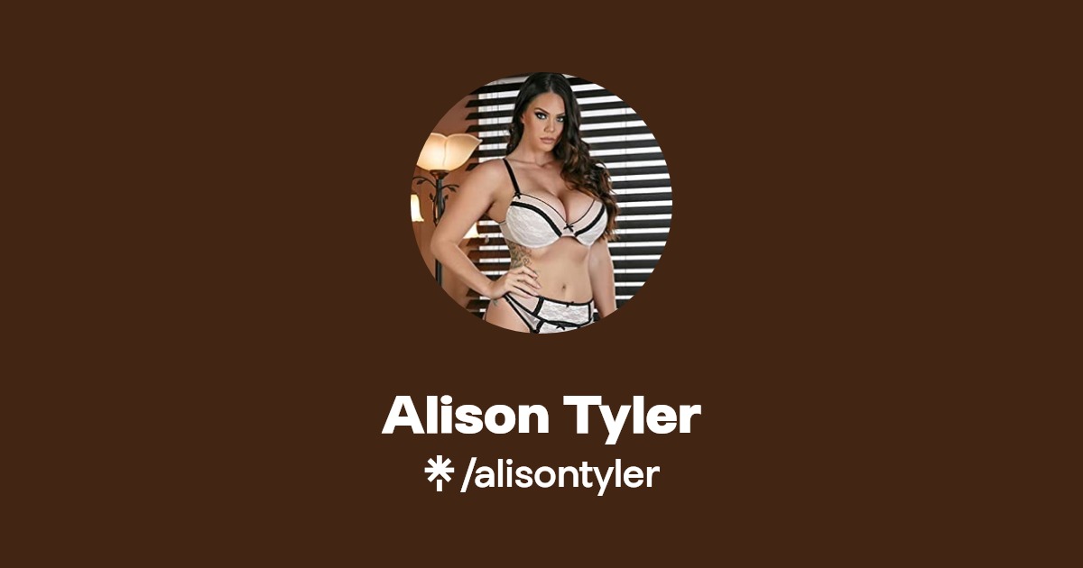 Alison Tyler - Find Alison Tyler Onlyfans - Linktree