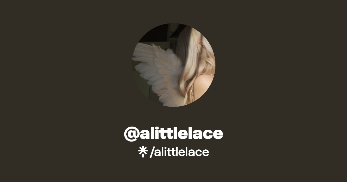 alittlelace - Find @alittlelace Onlyfans - Linktree
