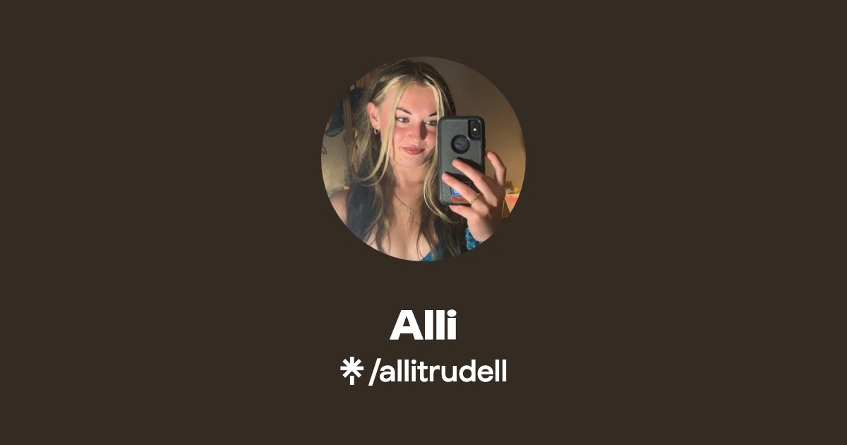 Alli - Find Alli Onlyfans - Linktree