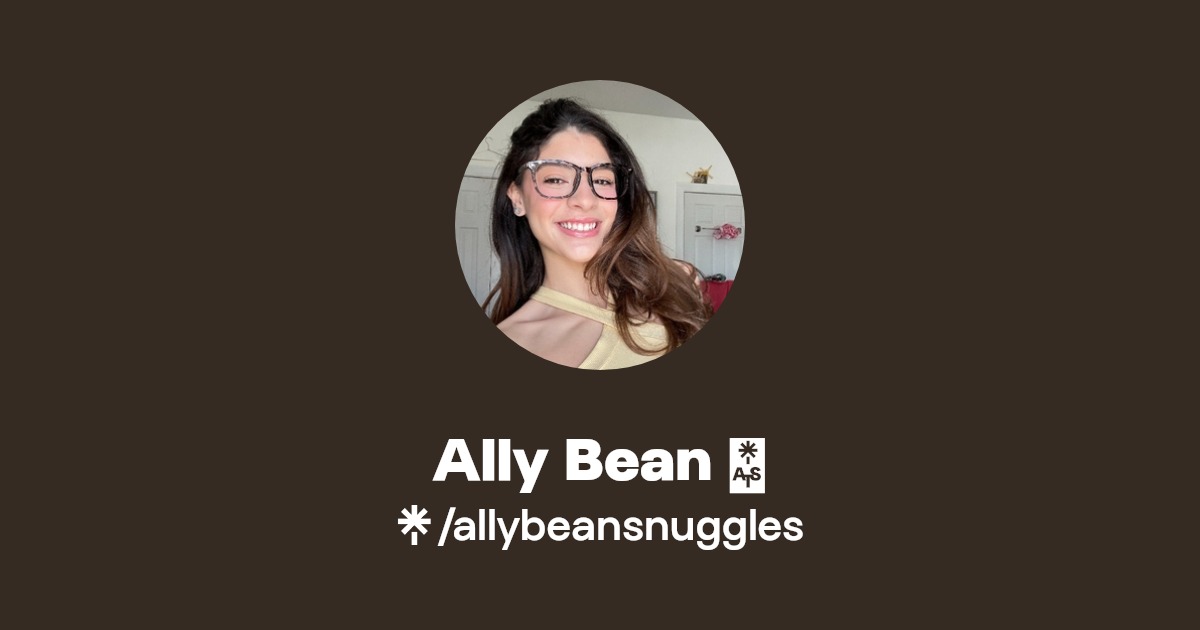 Ally Bean 💖 - Find Ally Bean 💖 Onlyfans - Linktree