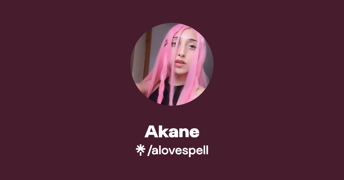 Akane - Find Akane Onlyfans - Linktree