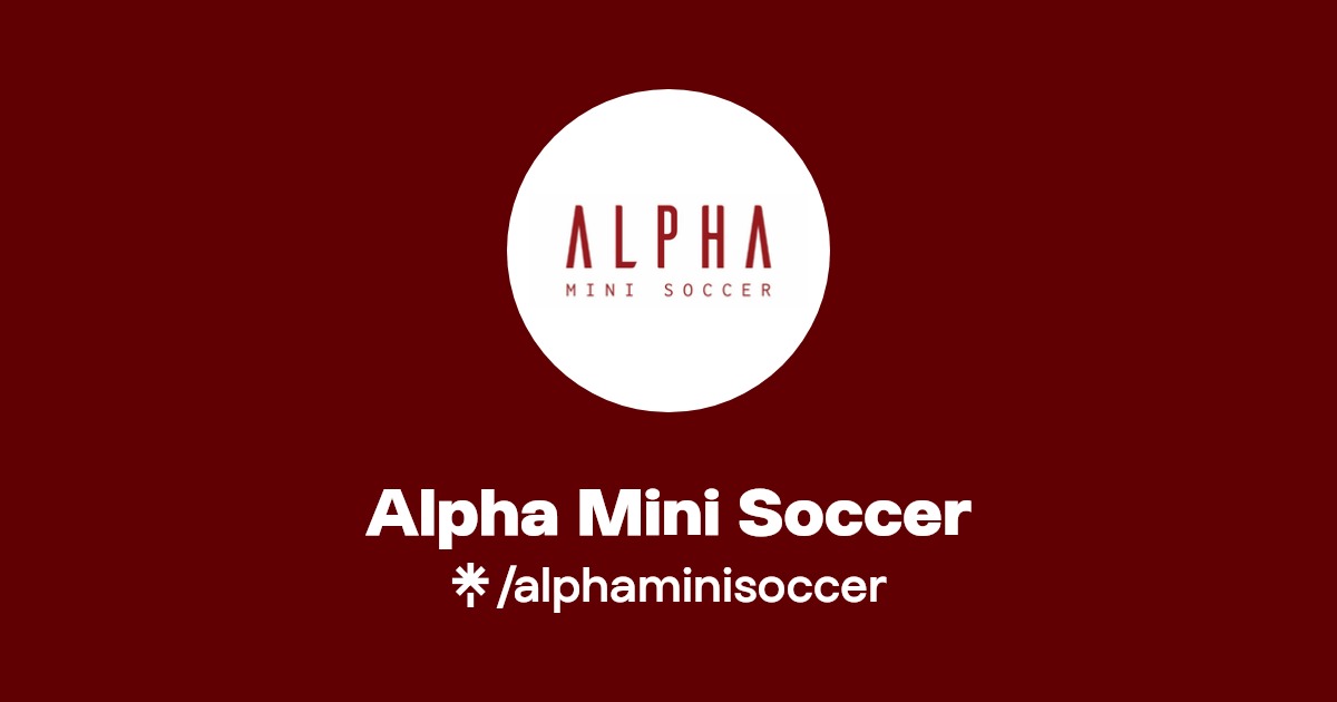 Alpha Mini Soccer Instagram Linktree