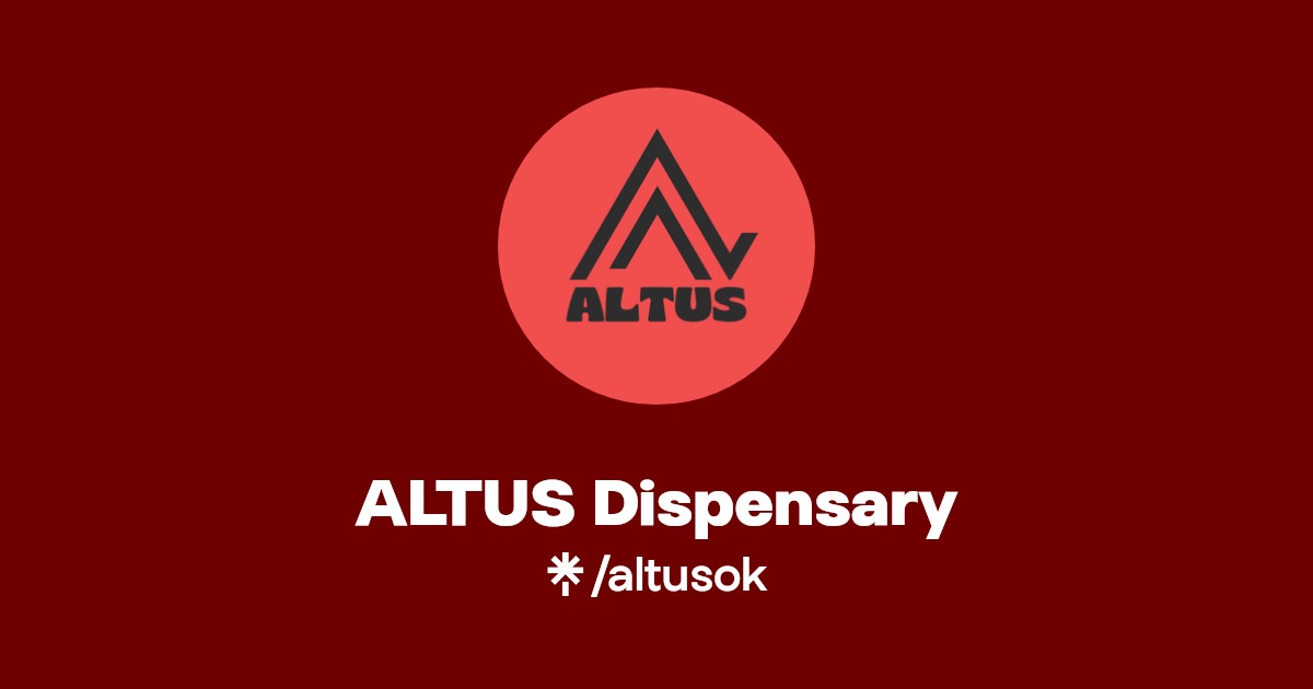 ALTUS Dispensary Facebook Linktree