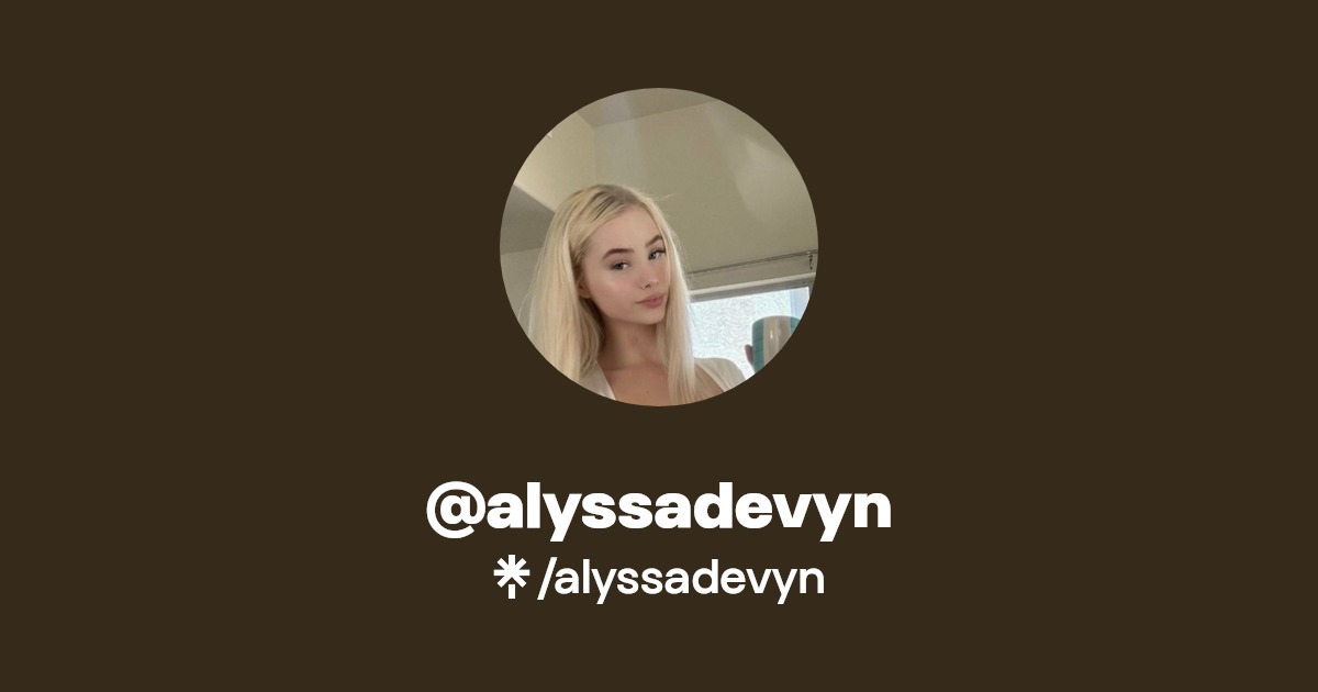@alyssadevyn | Linktree