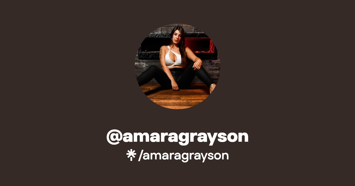 amaragrayson | Twitter, Instagram | Linktree