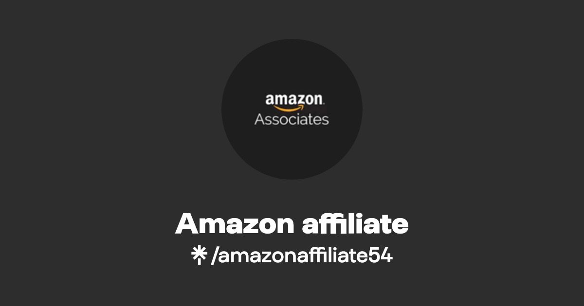 Amazon affiliate Instagram, TikTok Linktree