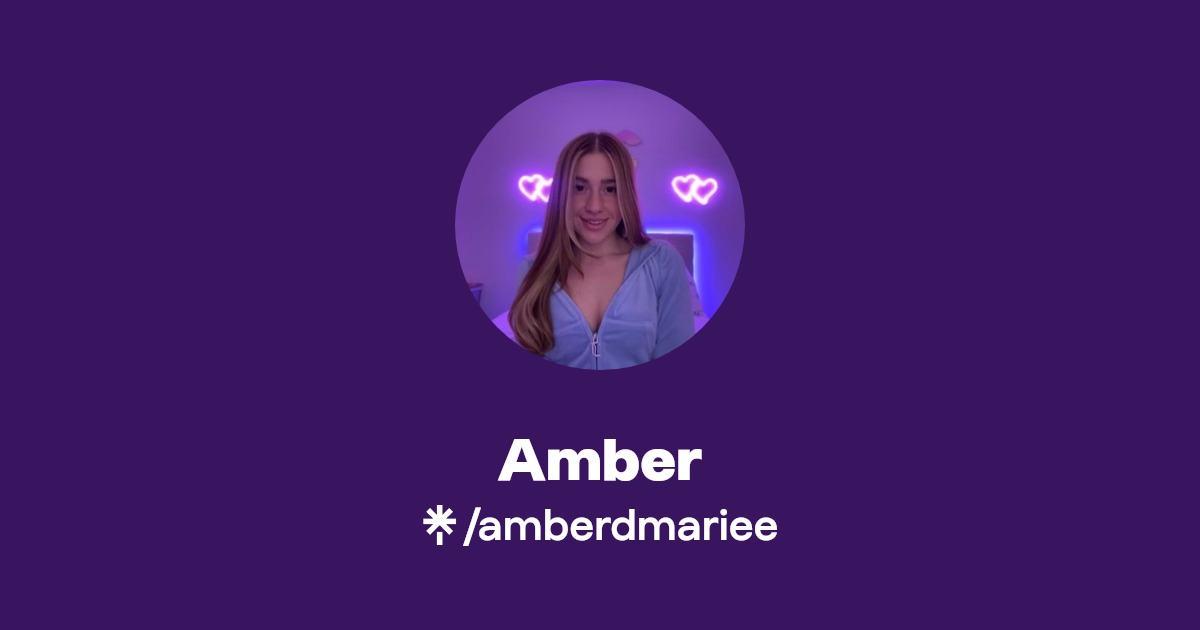 Amber - Find Amber Onlyfans - Linktree