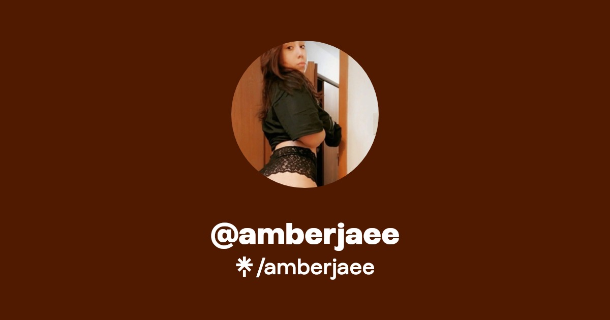 amberjaee - Find @amberjaee Onlyfans - Linktree