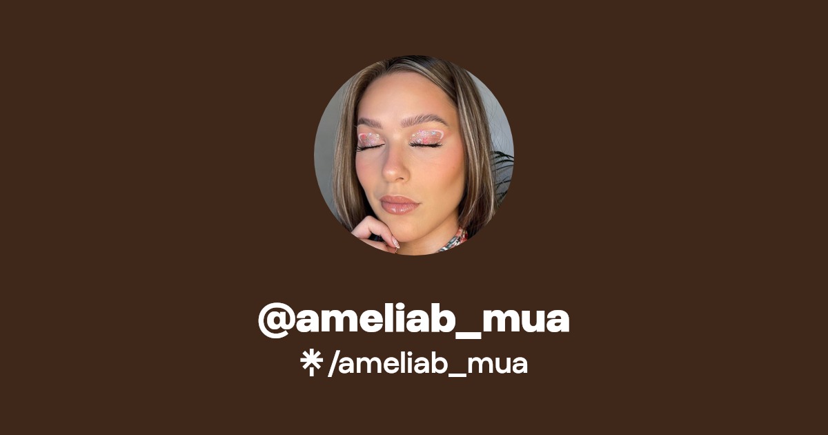 ameliab_mua | Instagram, TikTok | Linktree