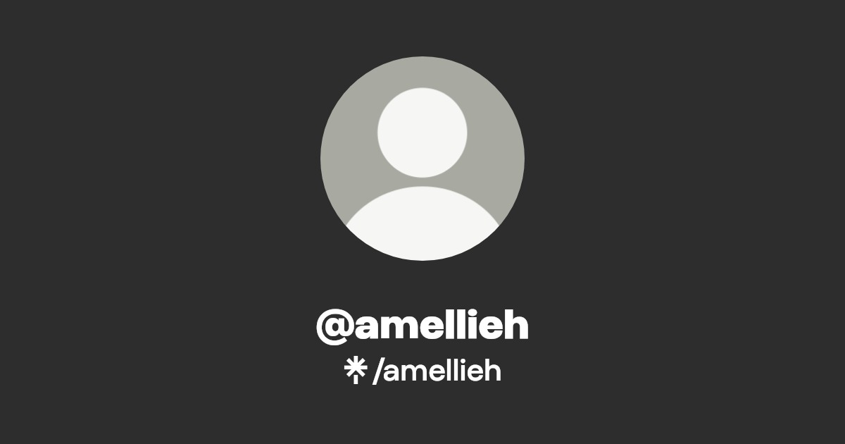 amellieh - Find @amellieh Onlyfans - Linktree
