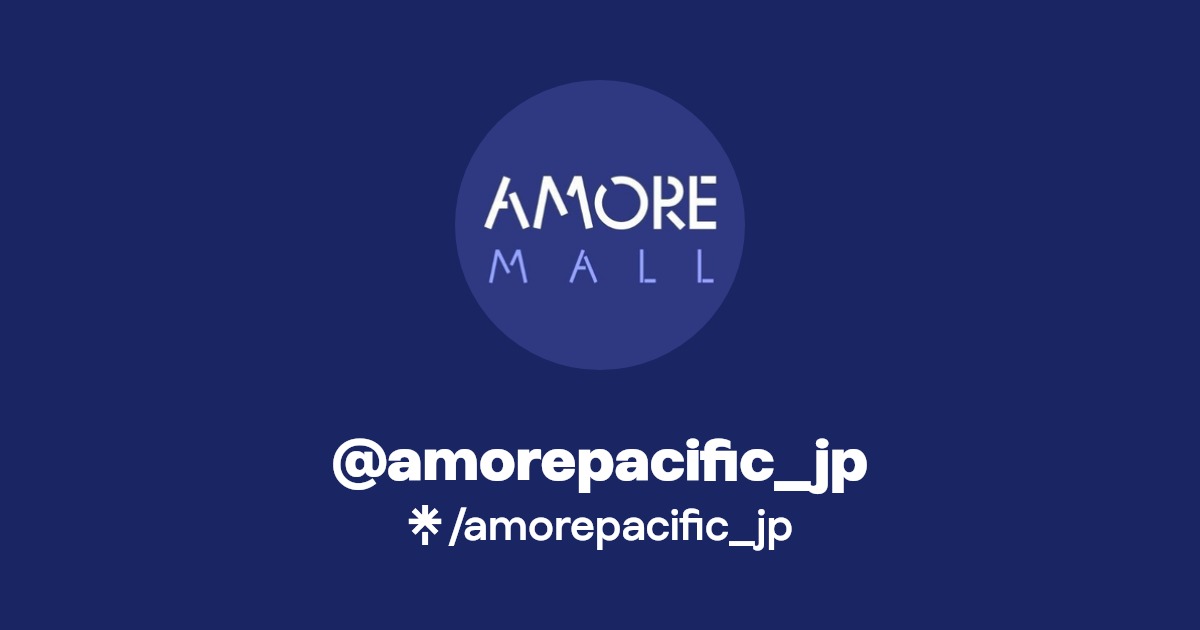 amorepacific_jp Twitter, Instagram Linktree