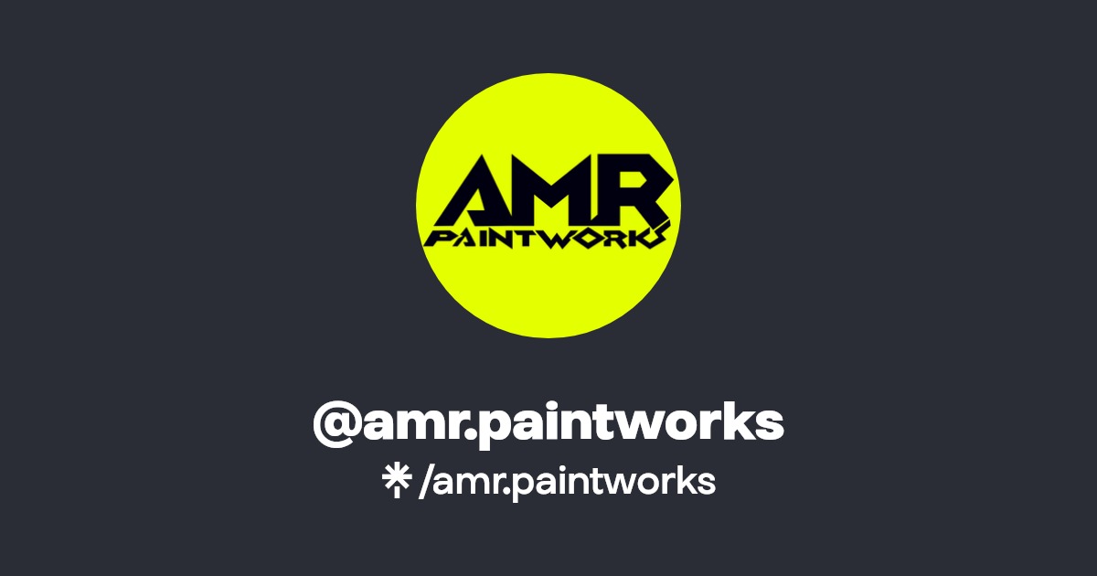 amr.paintworks Facebook, TikTok Linktree