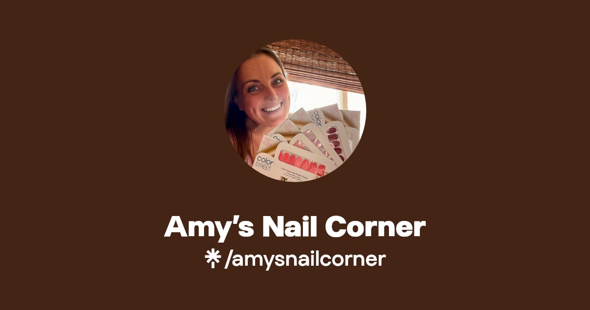 Amy’s Nail Corner Instagram, Facebook Linktree