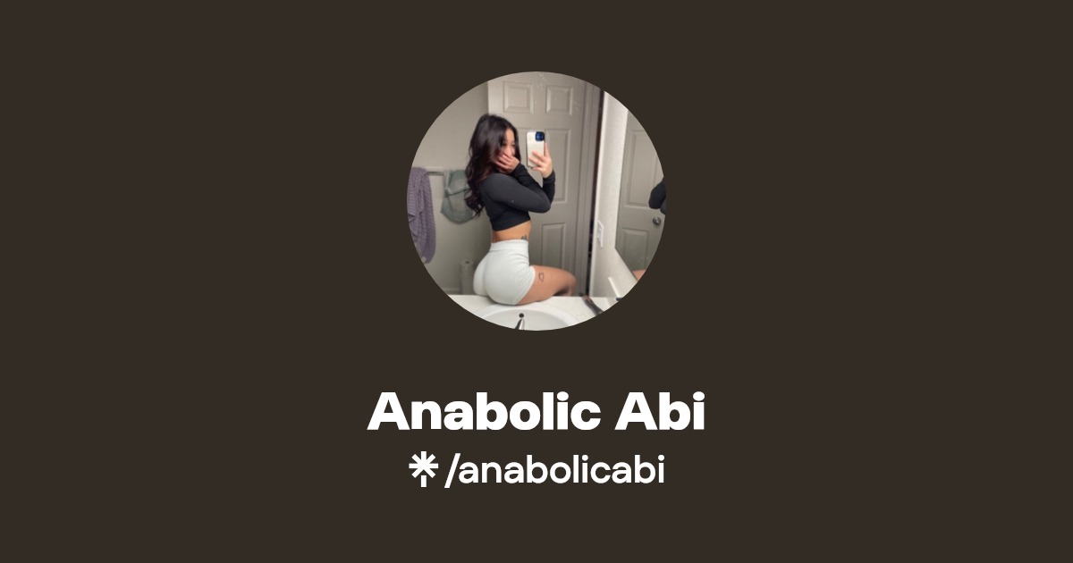 Anabolic Abi | Instagram, TikTok | Linktree