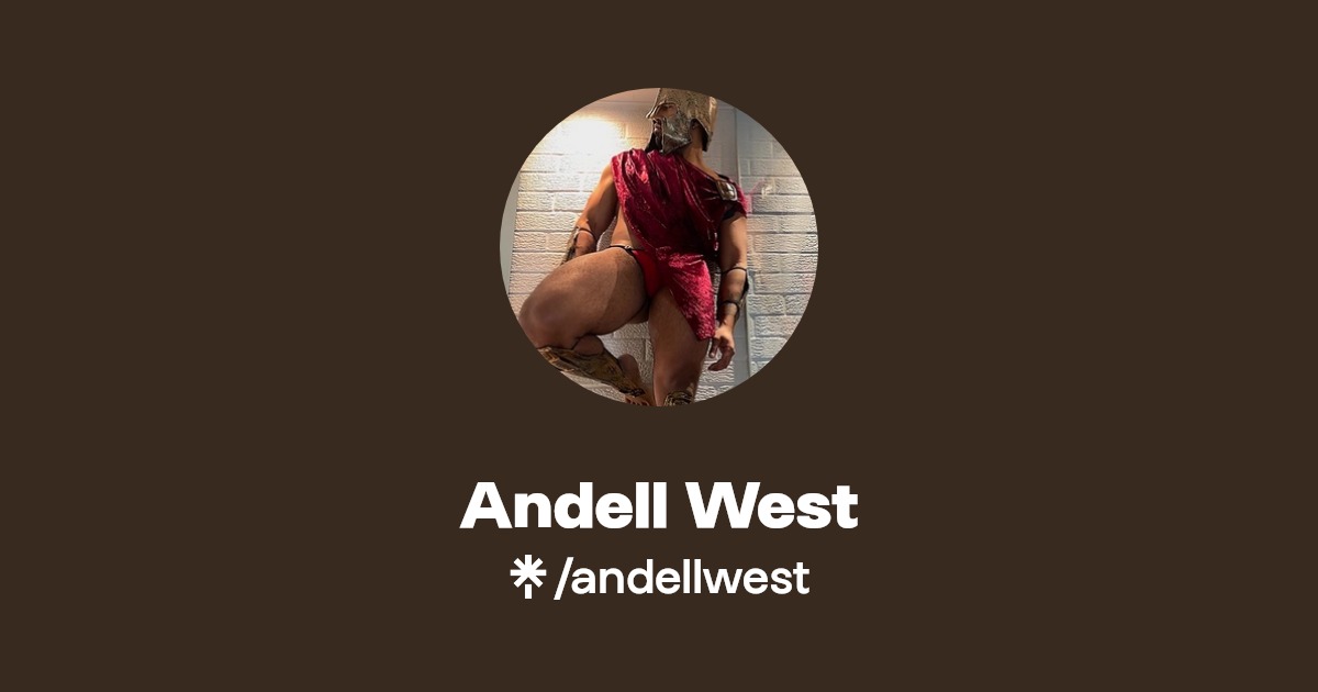 Andell West | Twitter, Instagram, TikTok, Twitch | Linktree
