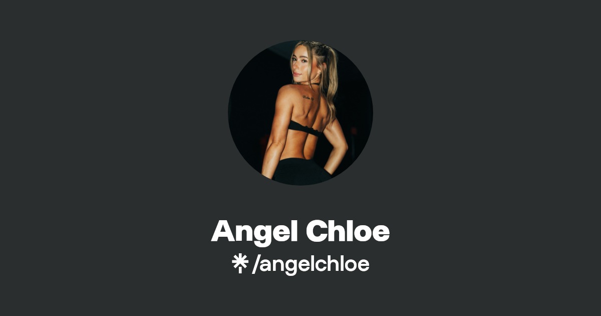 Angel Chloe | Instagram, TikTok | Linktree